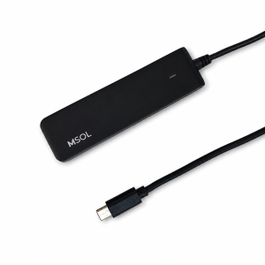 TypeC - USB 3.0-разветвитель MSOL C504, 4-порта, 0.45м
