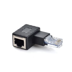 Адаптер Угловой RJ45 90°, Изгиб вправо
