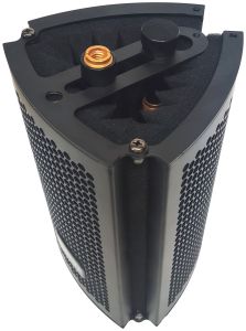 Акустический экран Yalimio, 3 панели, металл, мини, чёрный