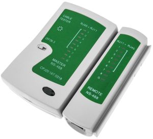 Тестер кабеля MSOL NS-468, RJ45/11 (кейс+батарейка)