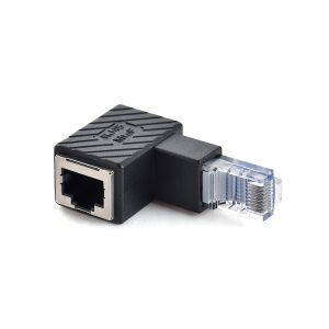 Адаптер Угловой RJ45 90°, Изгиб вверх