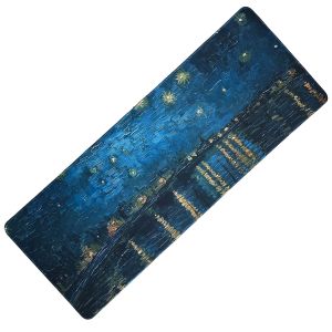 Коврик игровой Ван Гог - Ночное отражение, 80x30x0.3 см