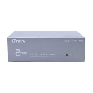 Разветвитель VGA Dtech DT-7252, 2-порта, 250 МГц