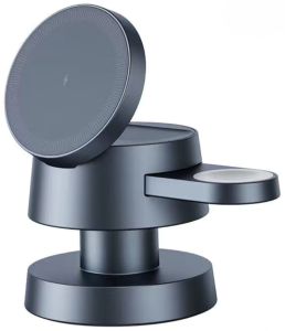 Беспроводное зарядное устройство+ ночник 4 в 1 WC6061, iPhone, AirPods, Apple Watch