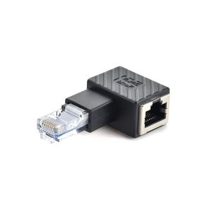 Адаптер Угловой RJ45 90°, Изгиб влево