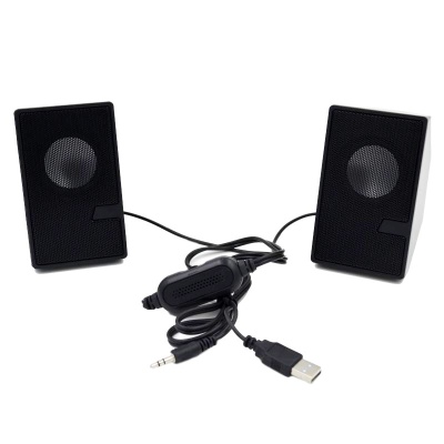 Колонки 2.0 D-7, USB, чёрный