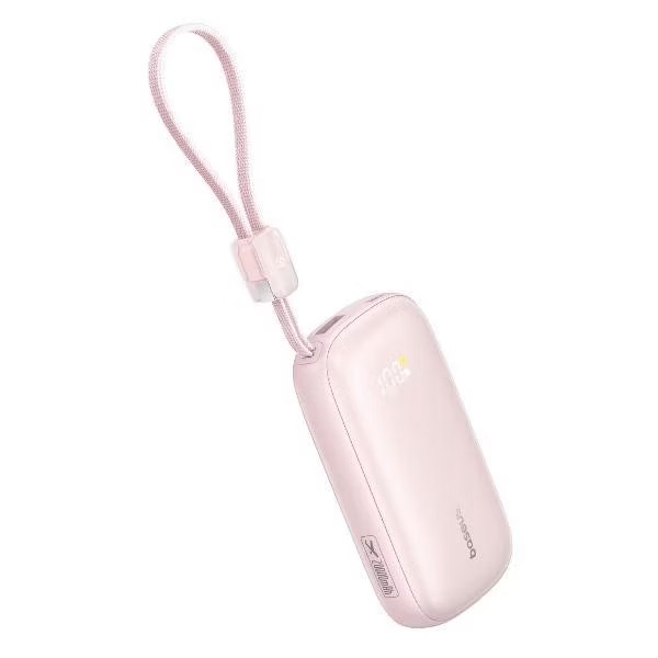 Портативный аккумулятор Baseus EnerFill FC21 Qpow 3 Ultra E0027P02, 20000mAh, 45W, розовый