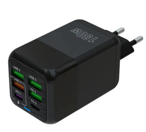 Сетевое зарядное устройство Yufano ADC-PD006 150W, 4USB+2USB-C