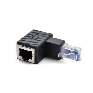 Адаптер Угловой RJ45 90°, Изгиб вниз