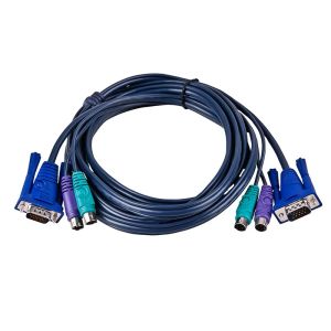 Кабель VGA M - VGA M +PS/2 для KVM-Switch, 1.3м