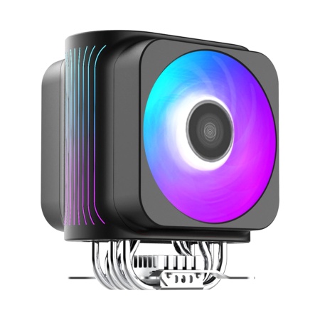 Кулер ЦП PcCooler GI-D66A, HALO RGB led