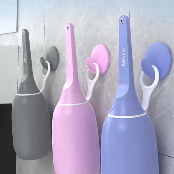 Биде портативное ручное MSOL PB-02, 400мл, фиолетовый