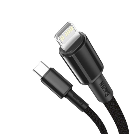 Кабель TypeC M - Lighting, Baseus CATLGD-series, 1 м, чёрный