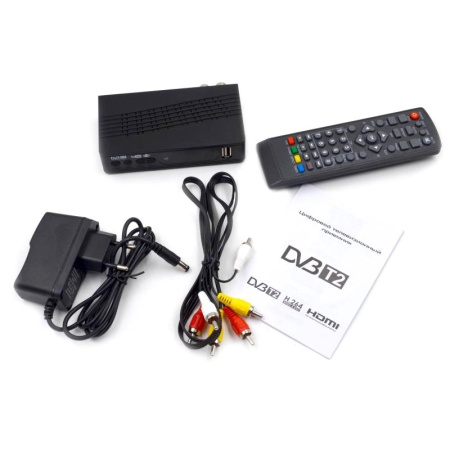 Приставка для цифрового ТВ DVB T2 Terrestrial, 512 Мб, 1509C