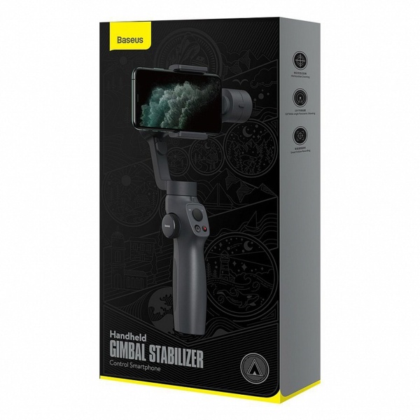 Стабилизатор Baseus Control Smartphone Handheld Gimbal Stabilizer SUYT-0G