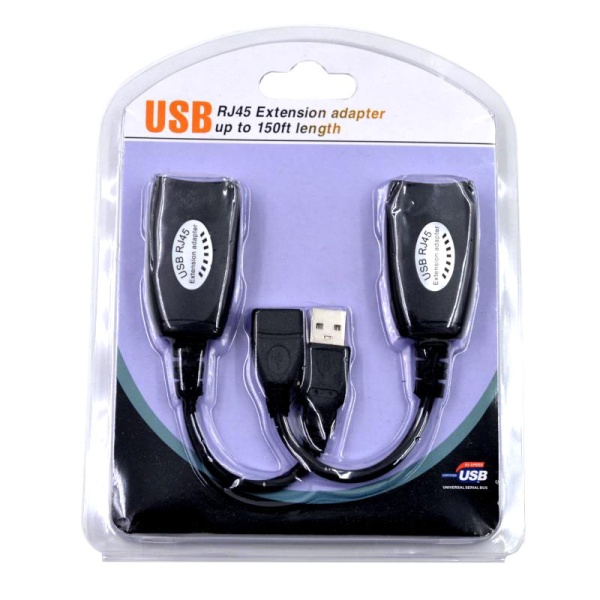 Удлинитель USB, до 50 м, патч корд