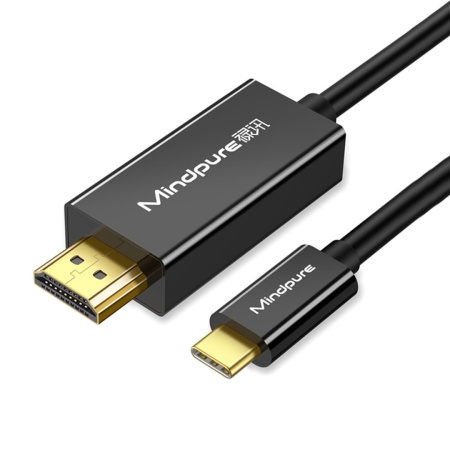 Кабель USB Type C - HDMI M, Mindpure AD030, LX10432, 4K,1м