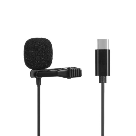 Микрофон петличный JH-042, USB TypeC