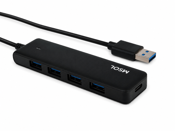 USB 3.0-разветвитель MSOL C504, 4-порта, 0.45м