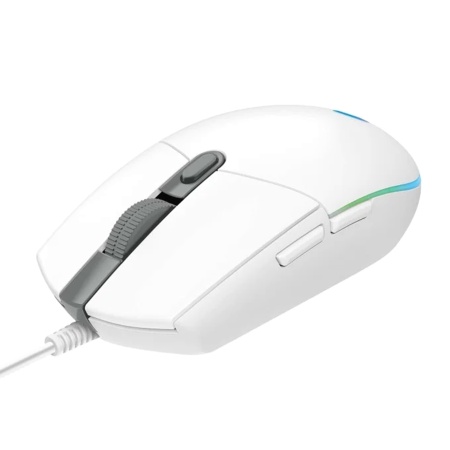 Мышь проводная Logitech G102 Lightsync, белый