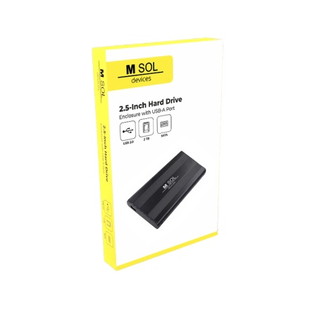 Внешний бокс MSol, U2, Рифлёный