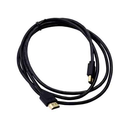 Кабель HDMI M - HDMI M, LAN, OD4.8, чёрный