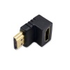 Переходник HDMI F - HDMI M, угловой 90°