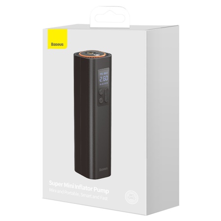 Автомобильный компрессор Baseus Super Mini Inflator Pump, BS-CG003, 12V