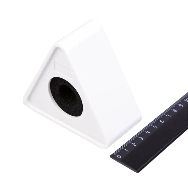 Бренд-призма для нанесения логотипа на микрофон, белый