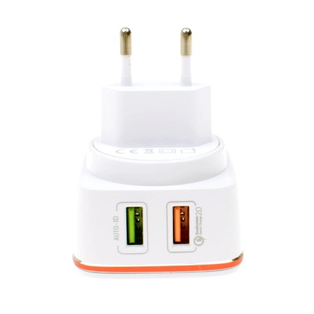 Сетевое зарядное устройство LDNIO A2405Q, 3 A, 30 Вт, USB micro - 1 м