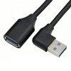 Кабель USB3.0 AM-AF удлинитель Uencze 10Z-D, 1м, угловой правый изгиб