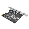 Сетевая карта Edup EP-9618, PCI-E, 1000 Мбит/с + 3 x USB 3.0