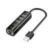 Сетевая карта USB 2.0 + USB 2.0 HUB 3-порта Mindpure UR008: LX10395, 100 Мбит/с