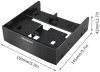 Переходник-салазки OImaster MR-8802 в отсек 5.25" для HDD и SSD (2.5"/3.5")