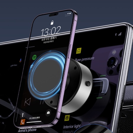 Держатель вакуумный магнитный для телефона M12