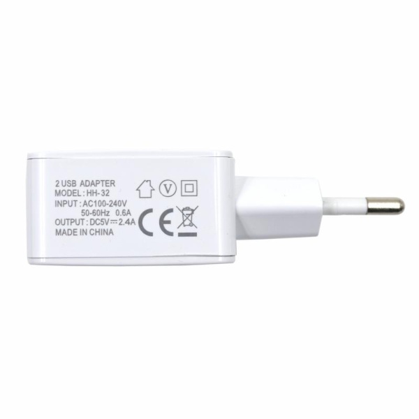 Сетевое зарядное устройство HH-32, 2.4 A, 12 Вт