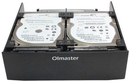 Переходник-салазки OImaster MR-8802 в отсек 5.25" для HDD и SSD (2.5"/3.5")