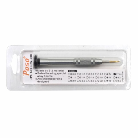Отвертка Poso PS-607(08), трилуч-0.6*25