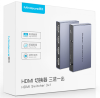 HDMI Switcher (переключатель) Mindpure SW004, LX10693, 4K 60Hz,