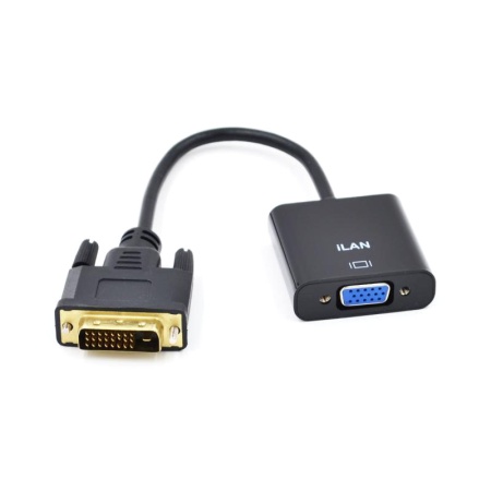 Конвертер DVI-D M (24+1) - VGA F, iLan