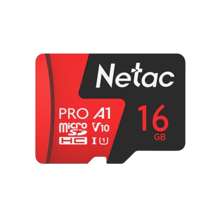 Карта памяти Netac PRO P500 microSD, 16Гб