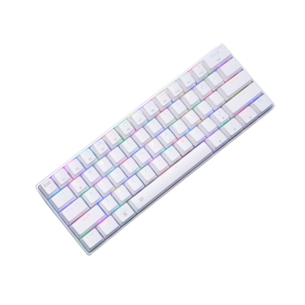 Клавиатура беспроводная, проводная DAREU Trinity GTR, EK-861, белая