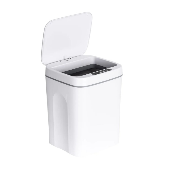 Сенсорное мусорное ведро MSol B8621 Smart Sensor, 3 режима, АКБ, 14л, белое