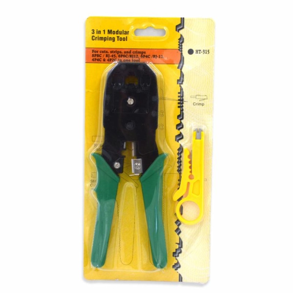 Инструмент для обжима TYOB HT-315 + стриппер, 8p/6p/4p