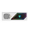 Радиатор для SSD M.2 NVMe AOSOR CM-M2F с ARGB подсветкой, белый
