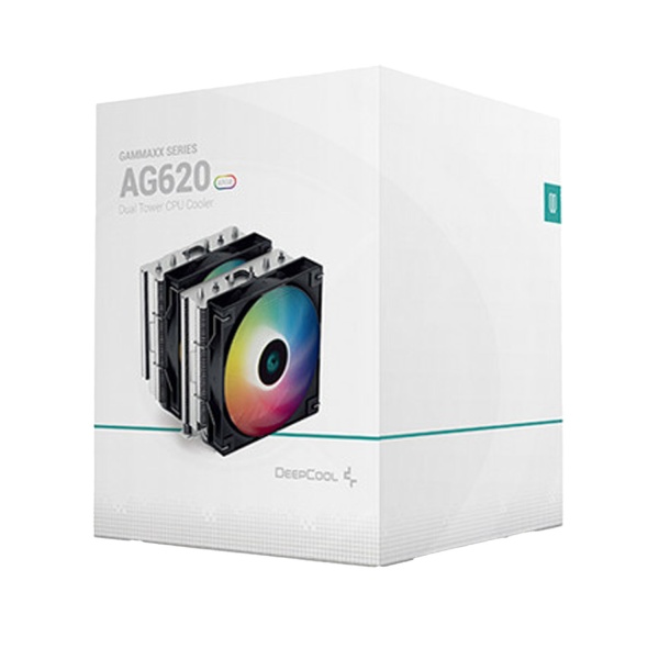 Кулер ЦП Deepcool GAMMAXX AG620 Dual Tower, ARGB LED, чёрный