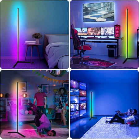 Светодиодный осветитель RGB Corner Floor Lamp, 150 см