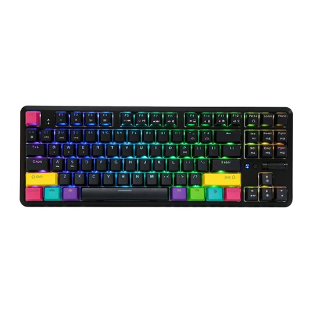 Клавиатура беспроводная, проводная A-Jazz K870T, Brown Switch, чёрная
