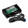 Кард-ридер внутренний 5.25", CF/MD, XD, M2, SD/MM, MS, 3хUSB3.0, TypeC, eSATA