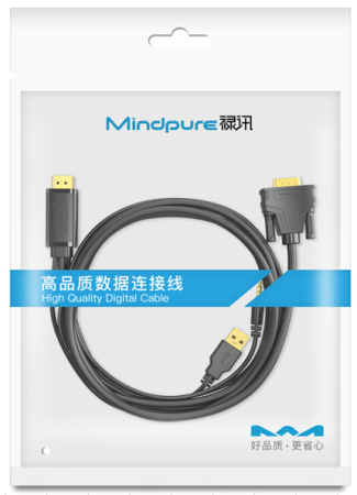 Кабель HDMI M - VGA F, Mindpure AD038, LX10419